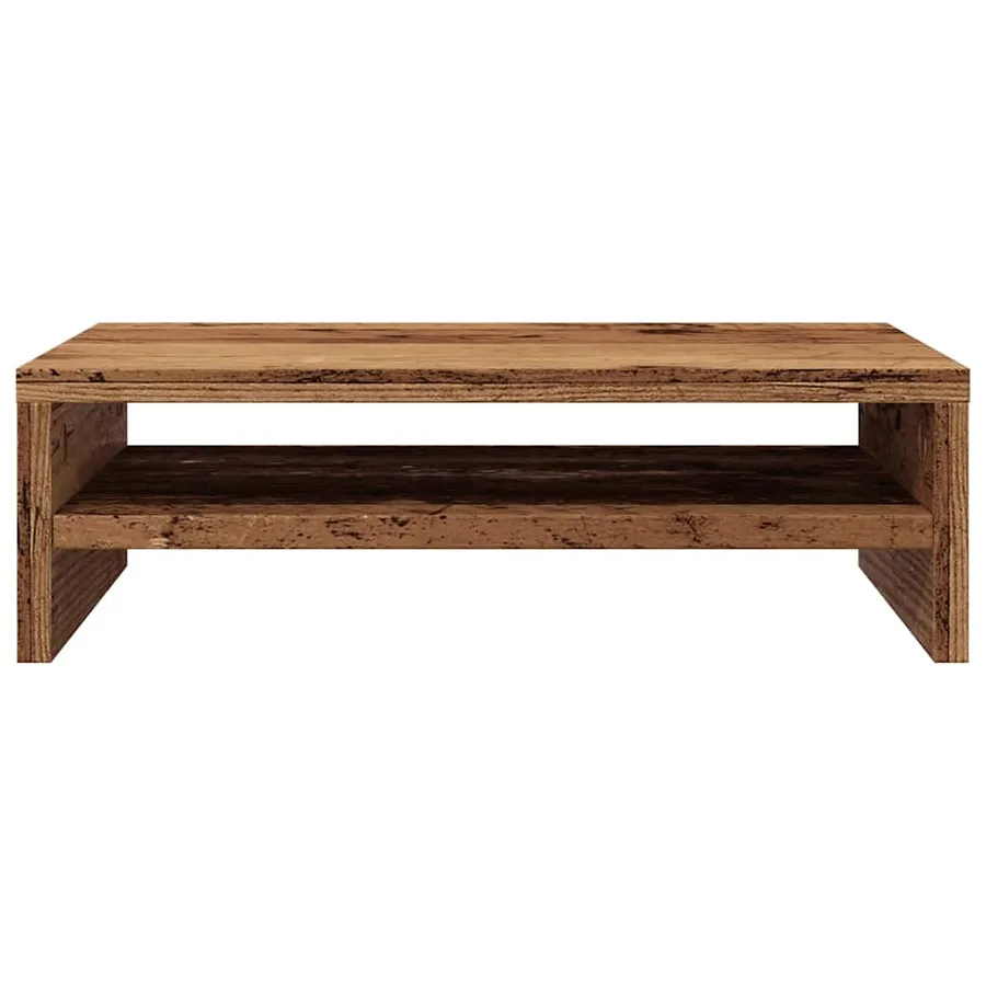 Support de moniteur vieux bois 42 x 24 x 13cm bois d'ingénierie - 5