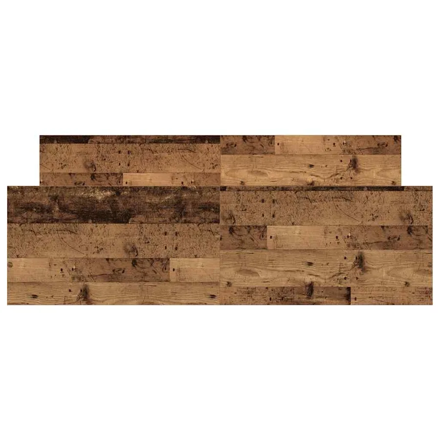 Cadre de lit sans matelas vieux bois 140x200 cm bois ingénierie - 5