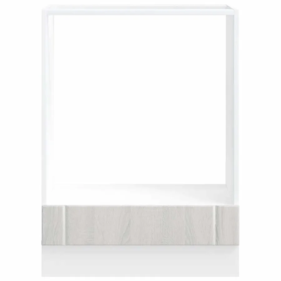 Armoire de four Lucca sonoma gris bois d'ingénierie - 4