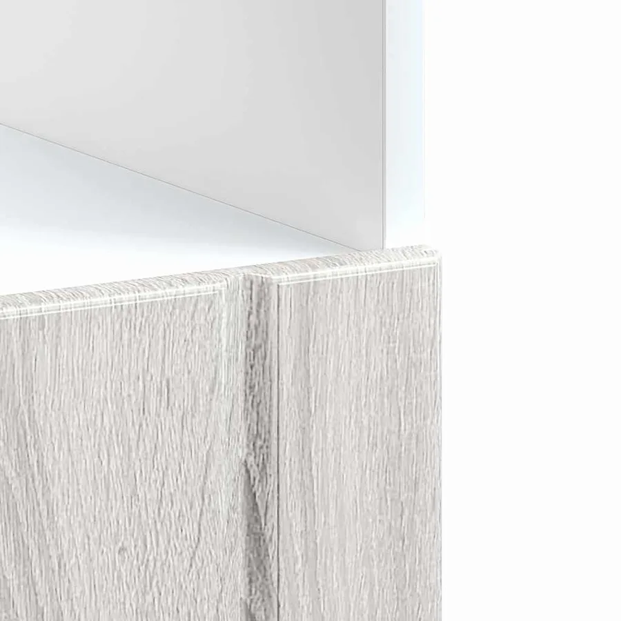 Armoire de four Lucca sonoma gris bois d'ingénierie - 8