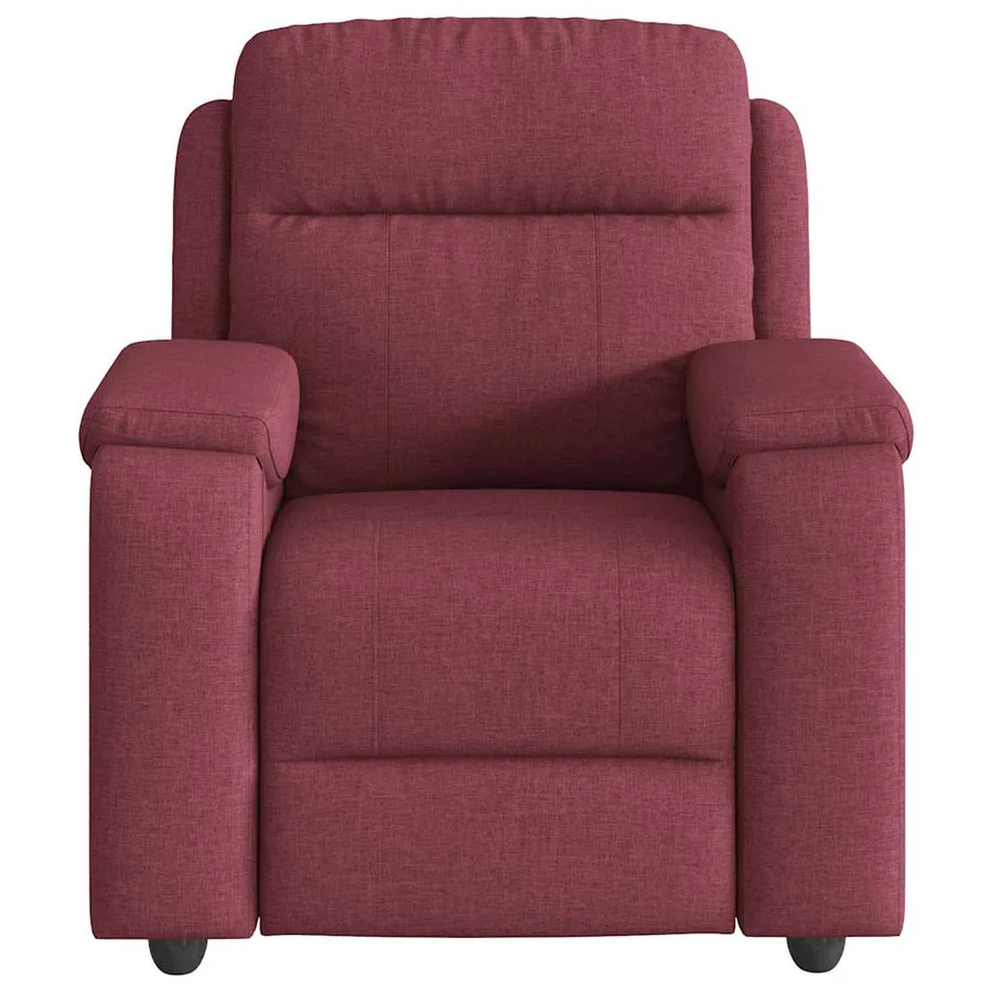 Fauteuil inclinable Rouge bordeaux Tissu - 3