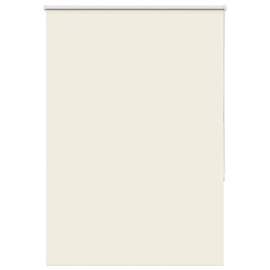 Store enrouleur occultant blanc cassé 110x150 cm largeur tissu