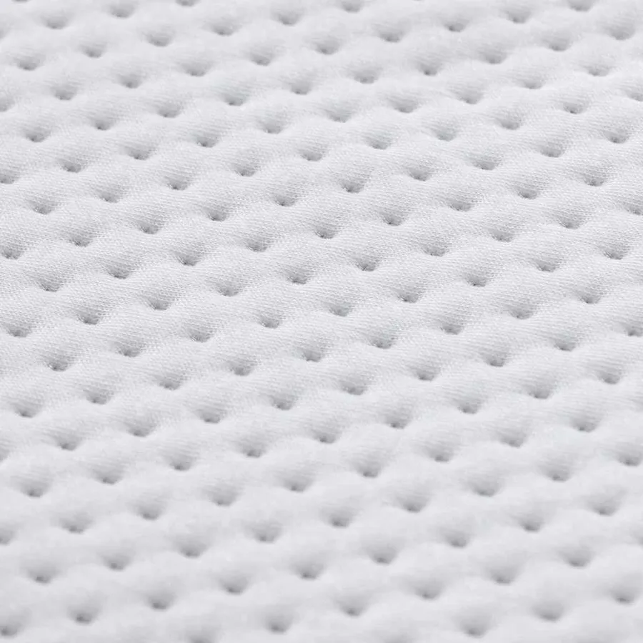 Surmatelas Blanc 140 x 190 cm Tissu Jacquard - 10