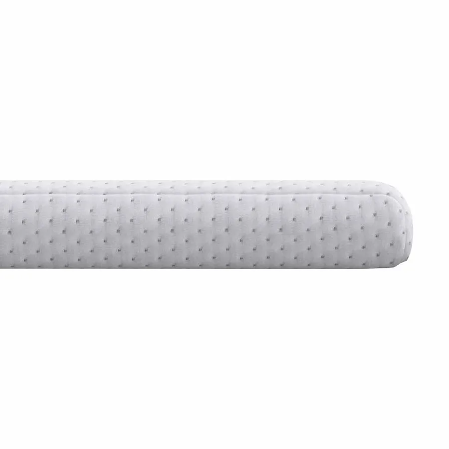 Surmatelas Blanc 140 x 190 cm Tissu Jacquard - 7