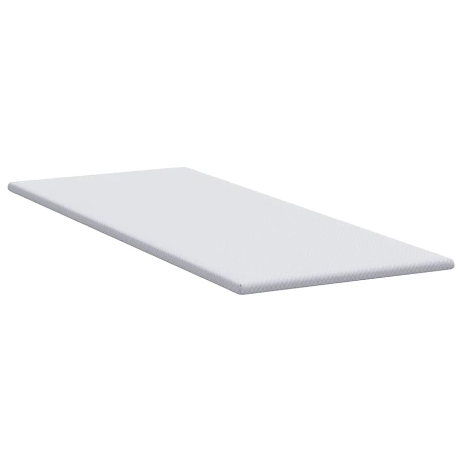 Surmatelas en mousse à mémoire 80 x 200 cm Thick Doux Blanc - 5