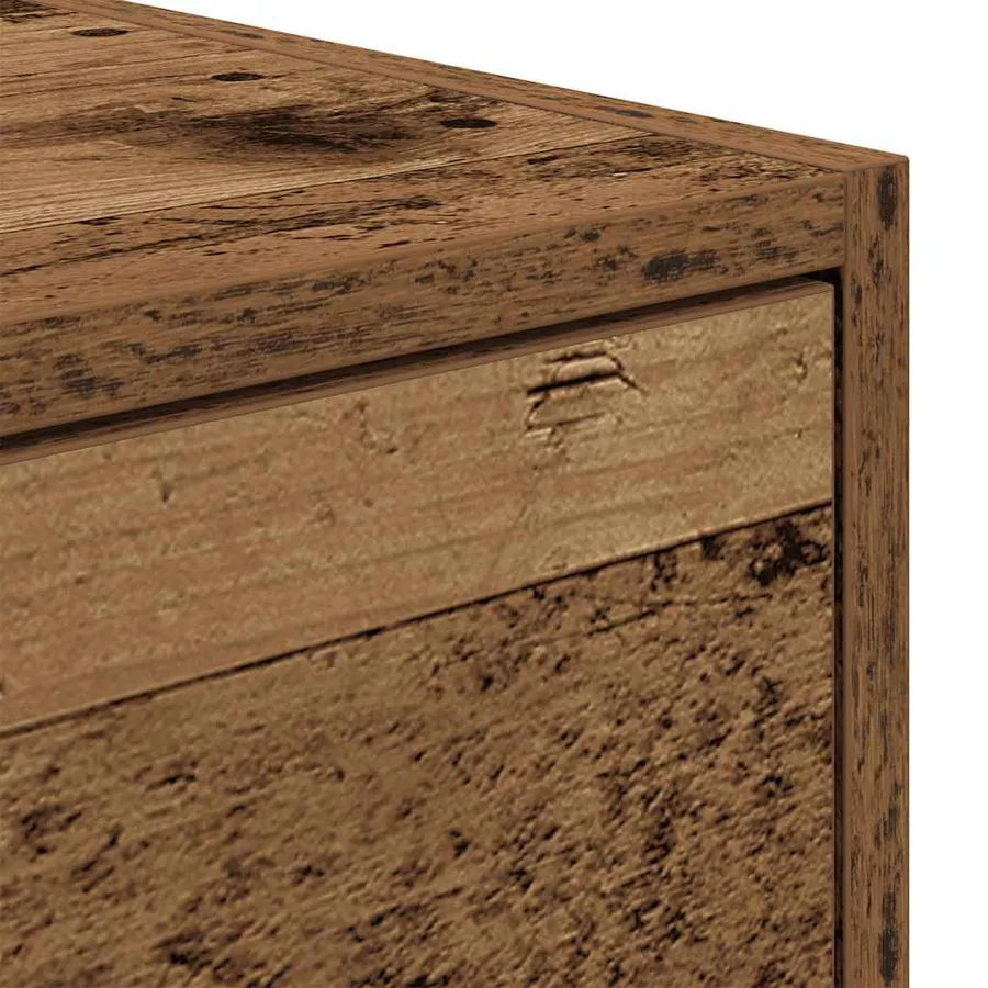 Meubles TV 2 pcs vieux bois 80x31x25,5 cm bois d'ingénierie - 11