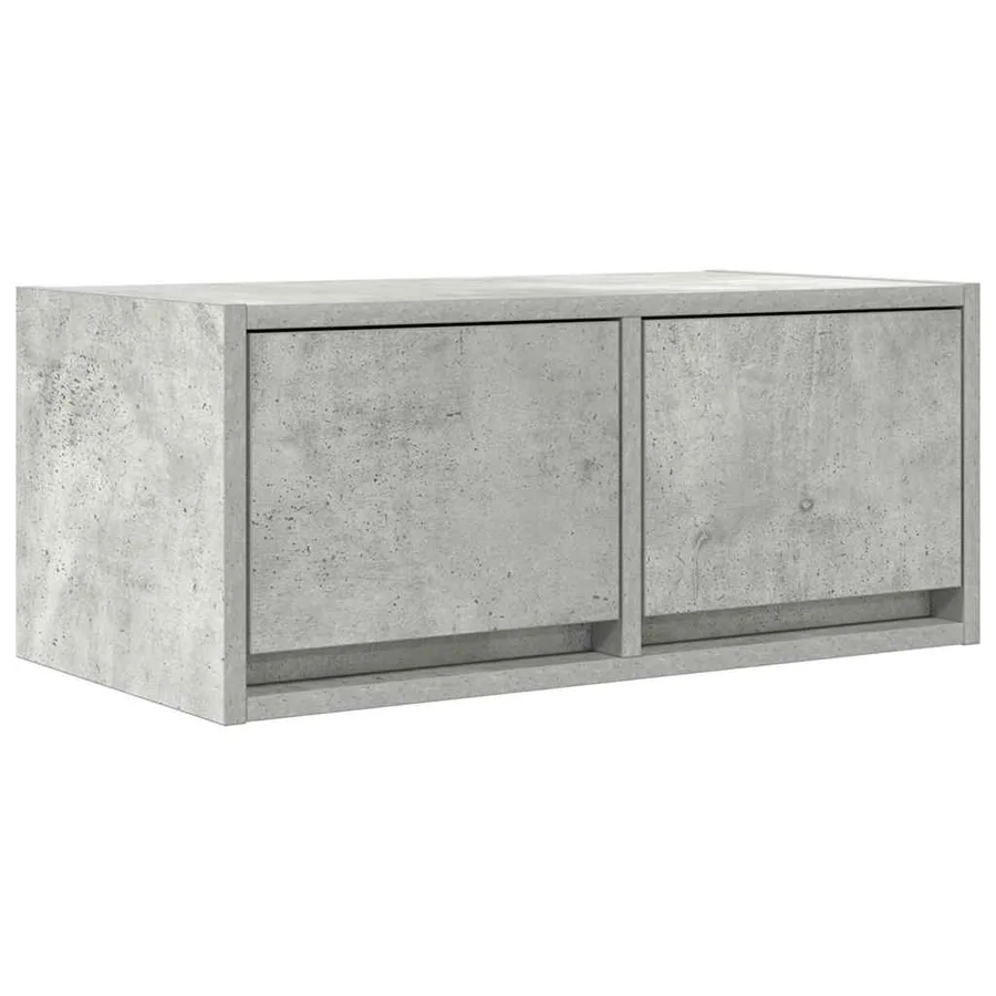Meubles TV 2 pcs gris béton 60x31x25,5 cm bois d'ingénierie - 5