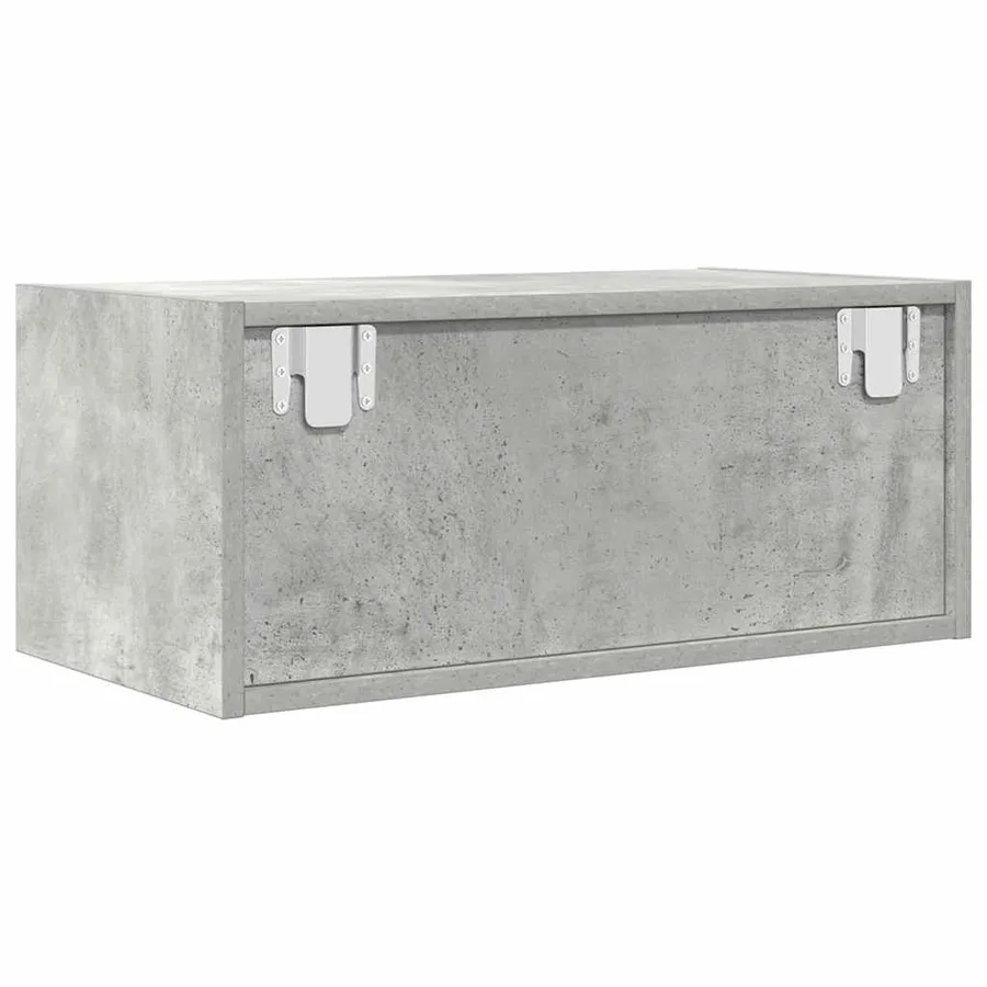 Meubles TV 2 pcs gris béton 60x31x25,5 cm bois d'ingénierie - 7