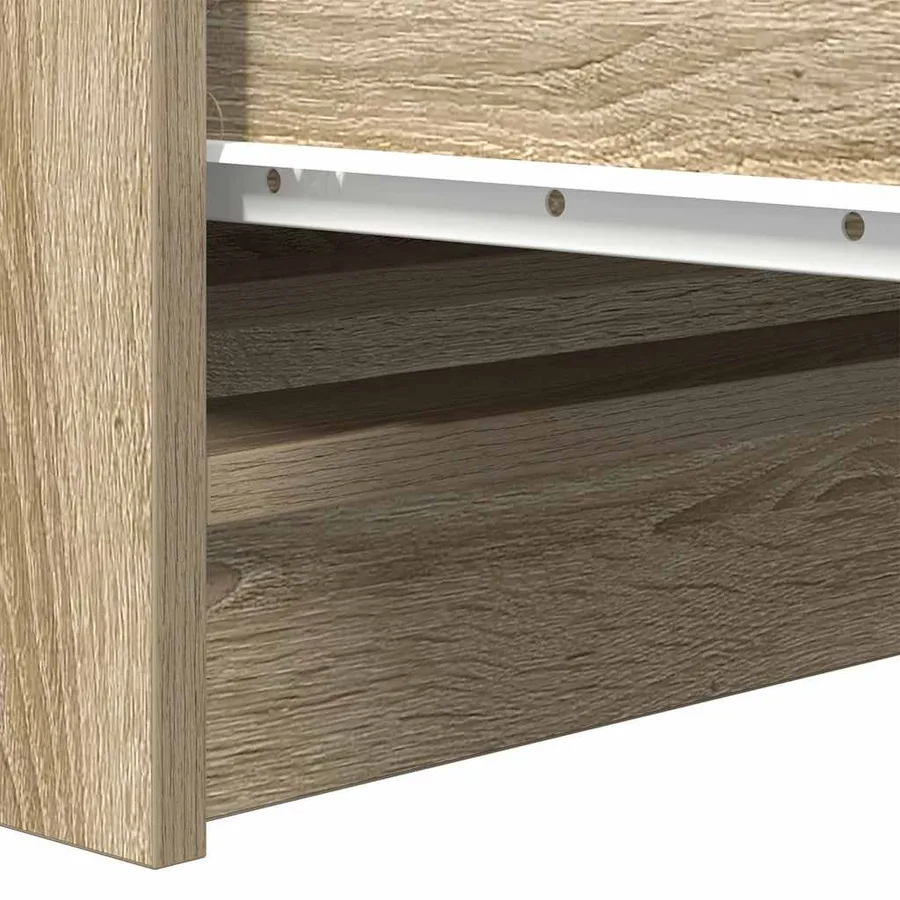 Buffet chêne sonoma 37,5x35x76 cm bois d'ingénierie - 10