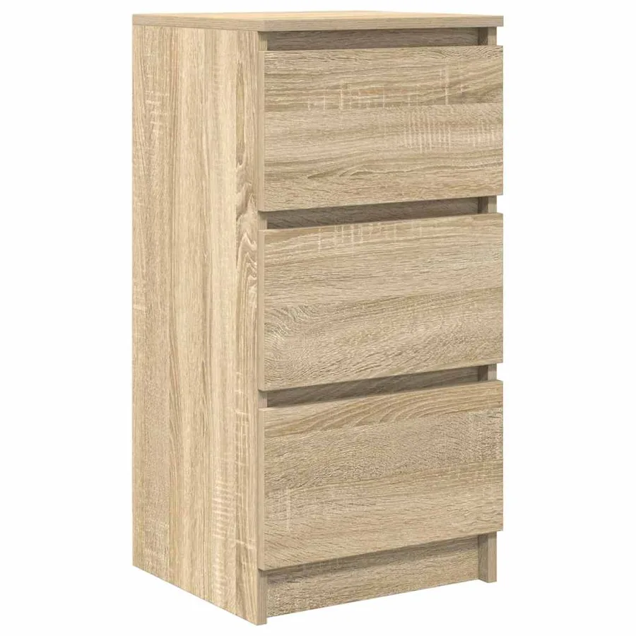 Buffet chêne sonoma 37,5x35x76 cm bois d'ingénierie - 2