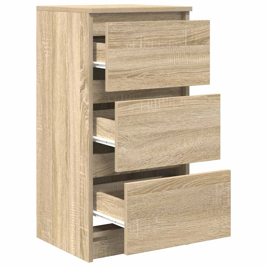 Buffet chêne sonoma 37,5x35x76 cm bois d'ingénierie - 5