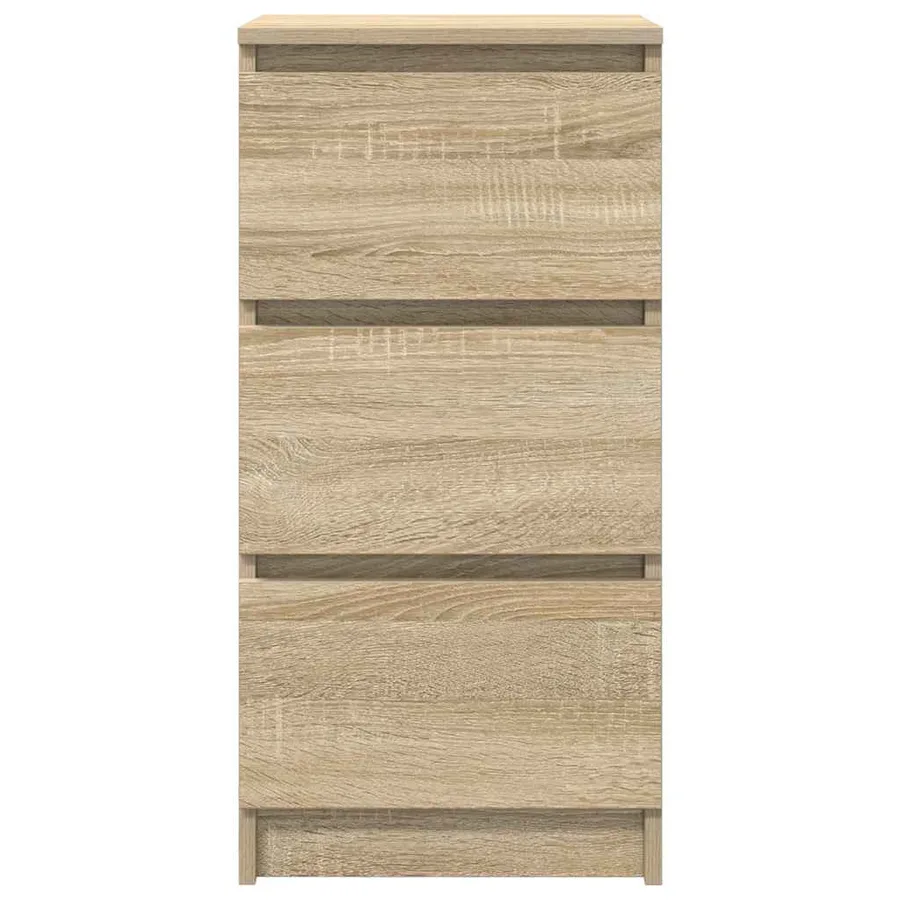 Buffet chêne sonoma 37,5x35x76 cm bois d'ingénierie - 6