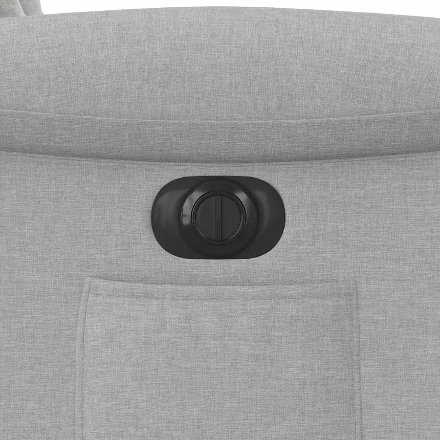 Fauteuil inclinable électrique gris nuage tissu - 14