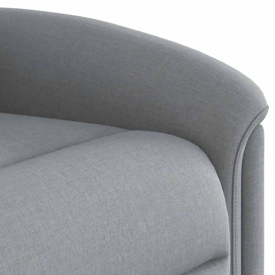 Fauteuil inclinable électrique Gris clair Tissu - 12