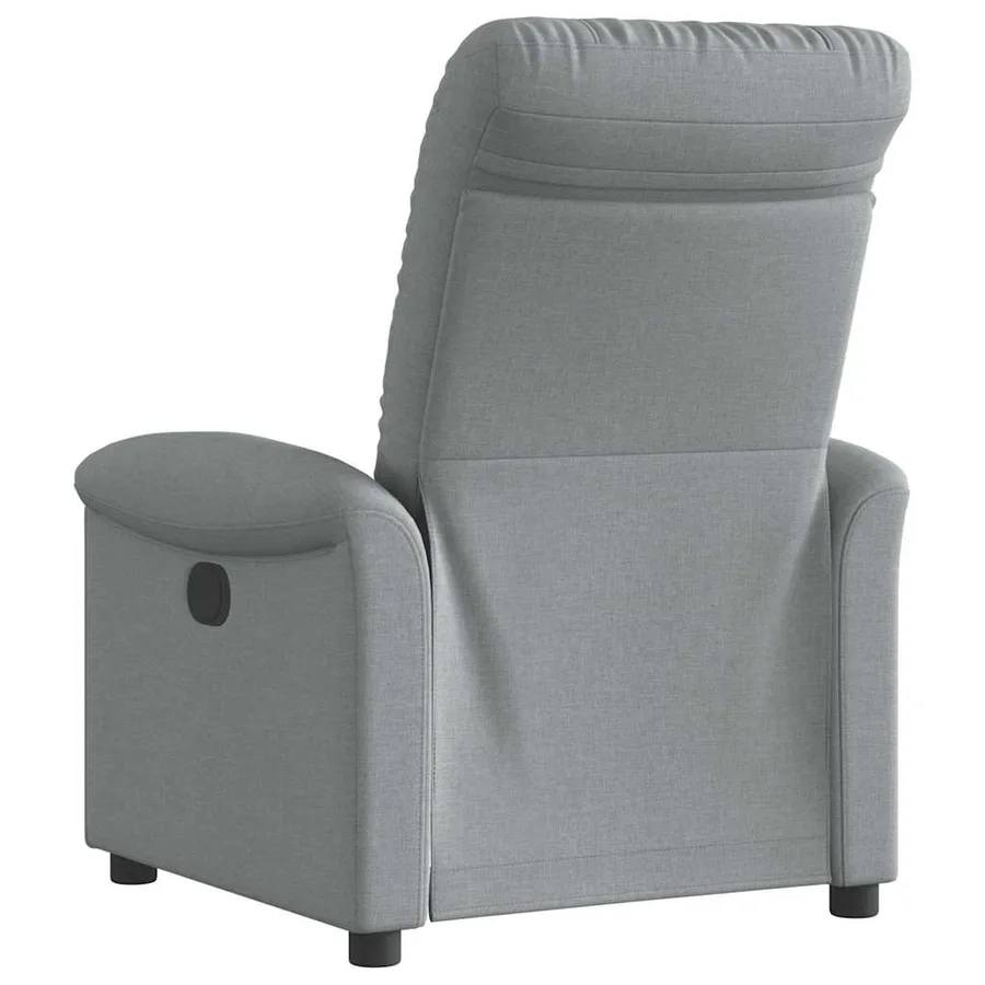 Fauteuil inclinable électrique Gris clair Tissu - 8