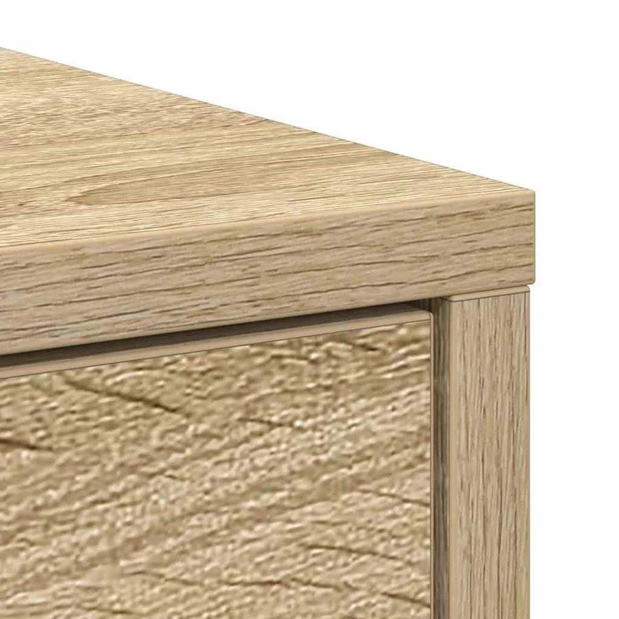 Buffet avec tiroirs et portes chêne sonoma 70,5x34x74,5 cm - 9