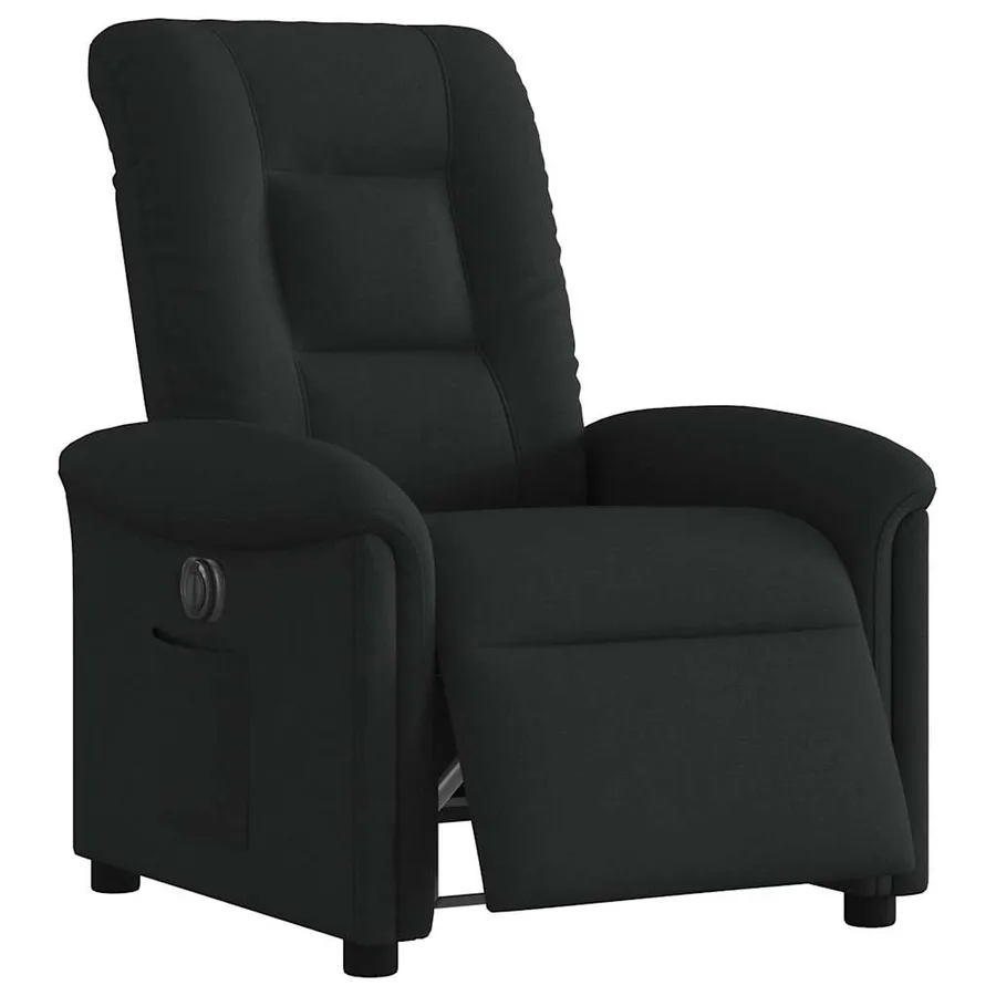 Fauteuil inclinable électrique Noir Tissu - 3