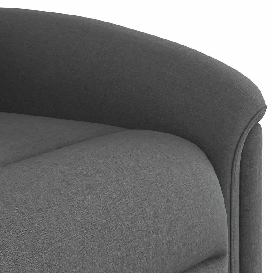Fauteuil inclinable Gris foncé Tissu - 11