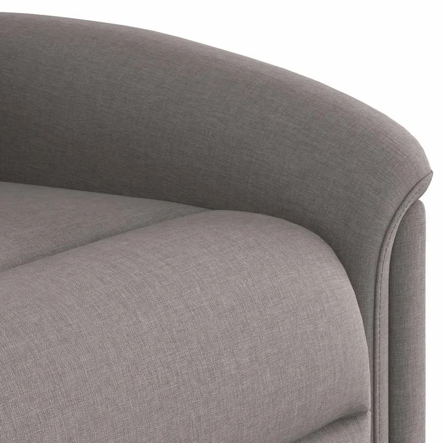 Fauteuil inclinable électrique taupe tissu - 13