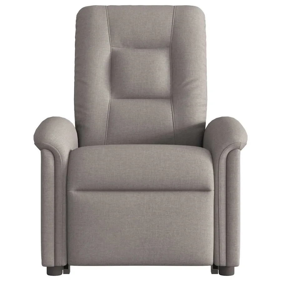 Fauteuil inclinable électrique taupe tissu - 5