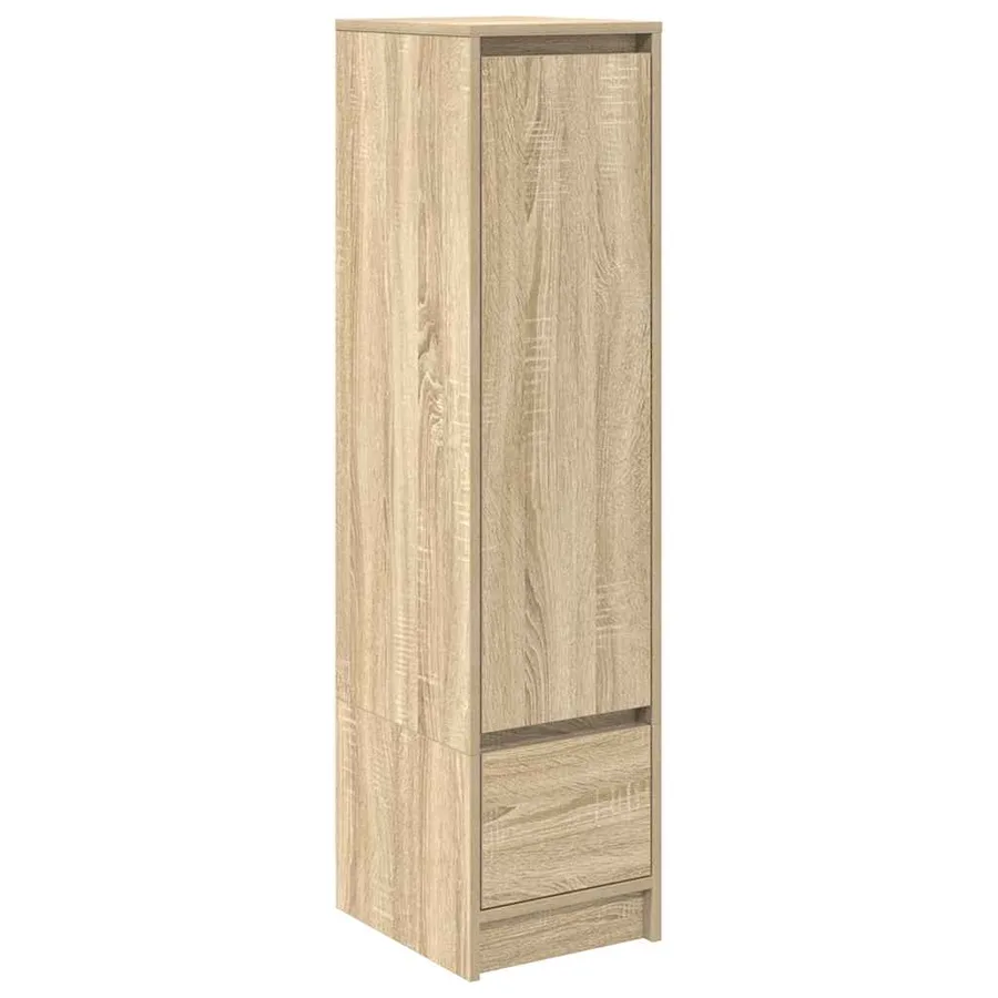 Buffet haut chêne sonoma 29,5x34x119,5 cm bois d'ingénierie - 2
