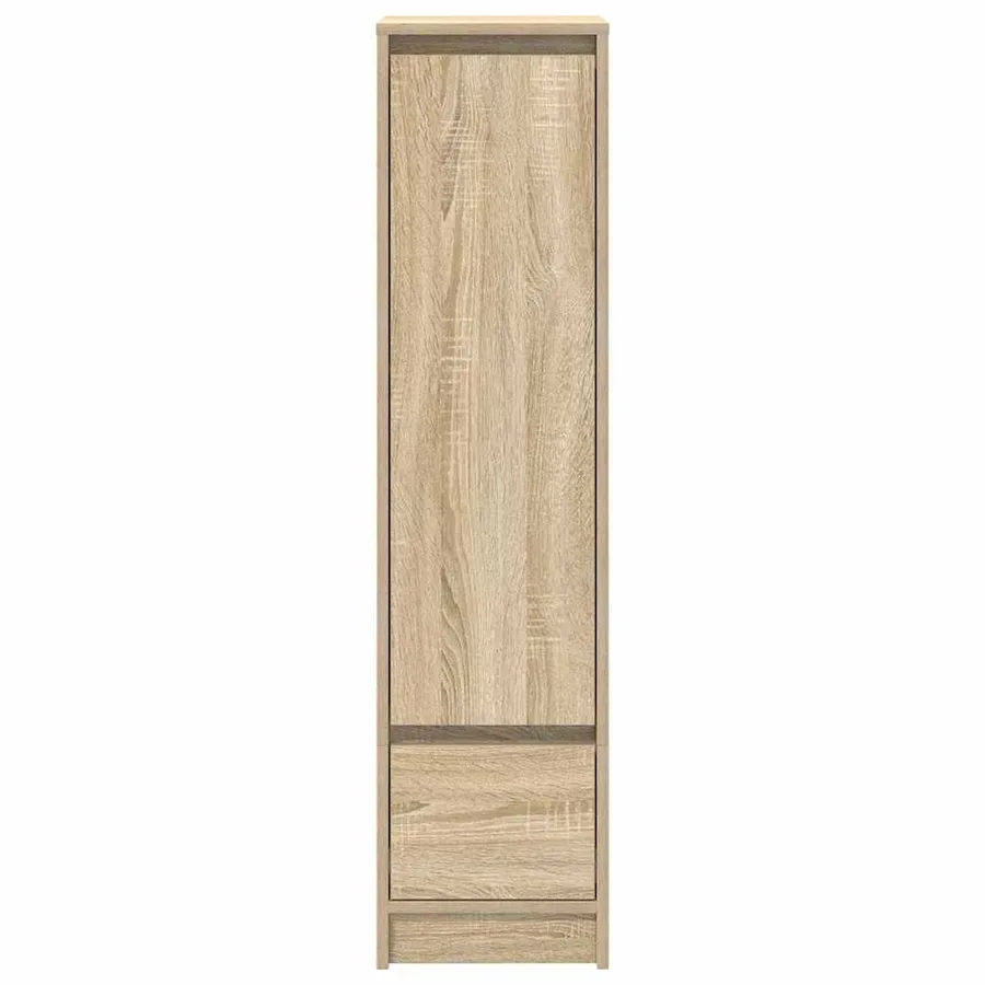 Buffet haut chêne sonoma 29,5x34x119,5 cm bois d'ingénierie - 6