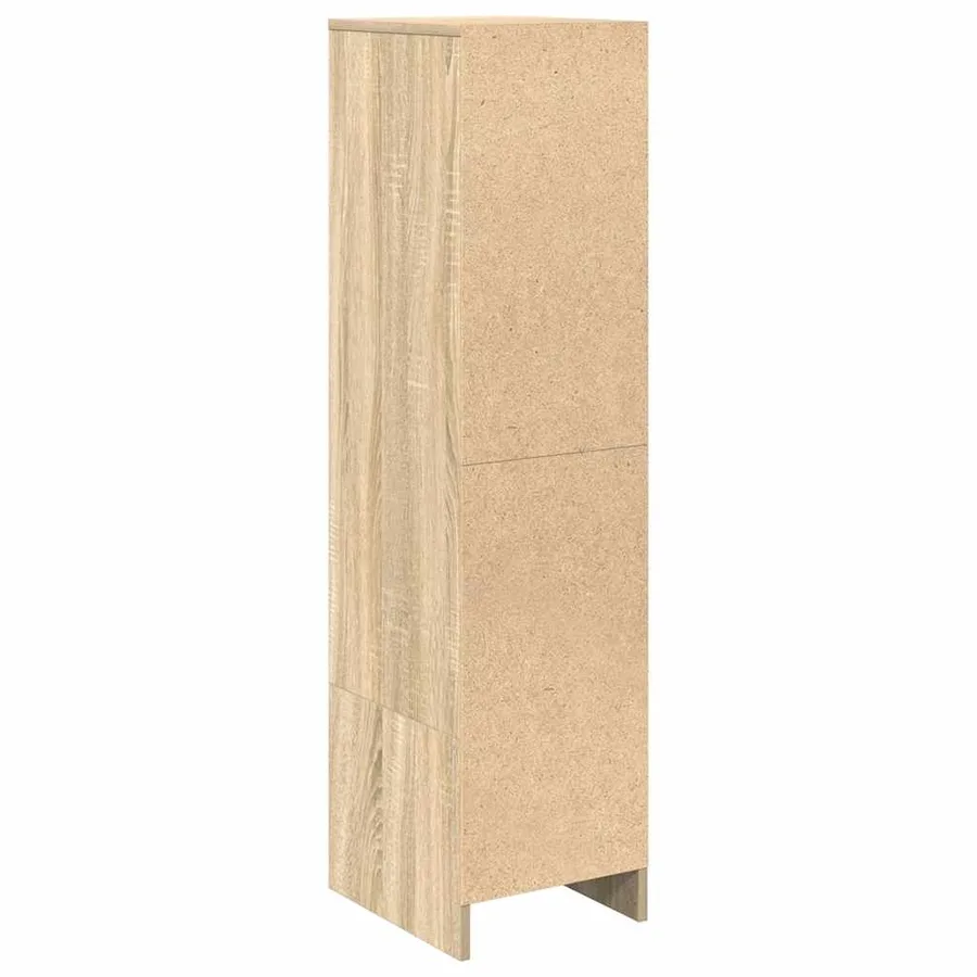 Buffet haut chêne sonoma 29,5x34x119,5 cm bois d'ingénierie - 8