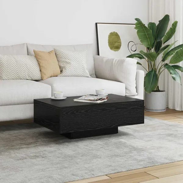 Table basse Chêne noir 85 x 55 x 31 cm