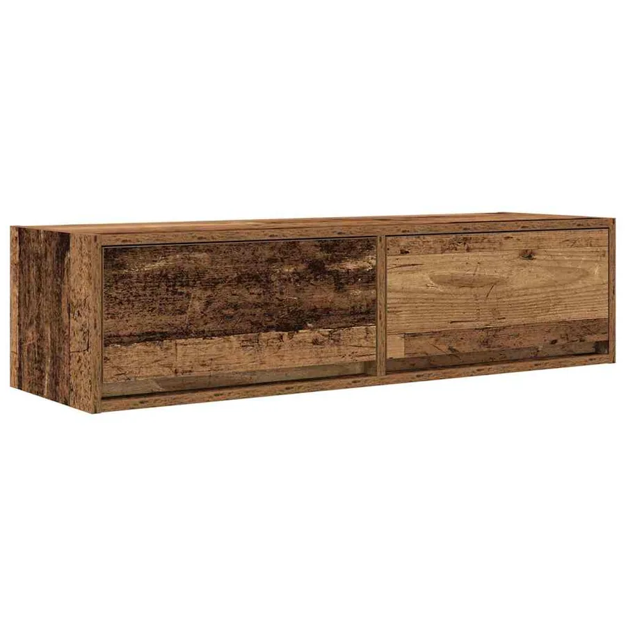 Meuble TV Bois ancien 100 x 31 x 25,5 cm Bois d'ingénierie - 2