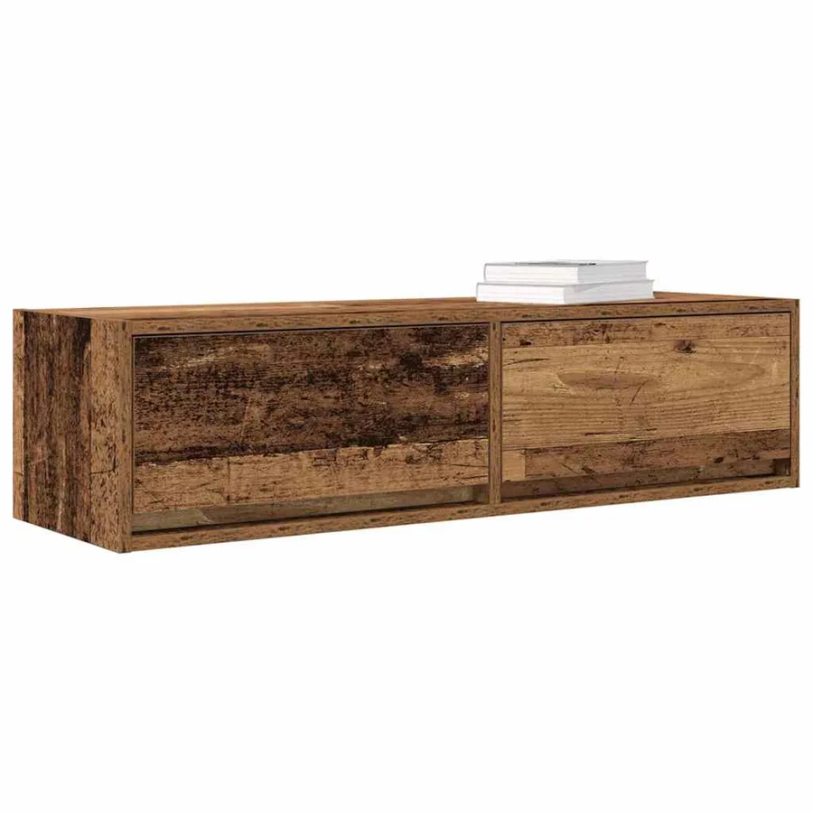Meuble TV Bois ancien 100 x 31 x 25,5 cm Bois d'ingénierie - 3