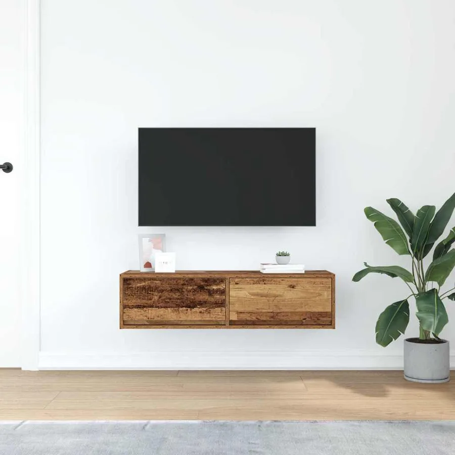 Meuble TV Bois ancien 100 x 31 x 25,5 cm Bois d'ingénierie - 4