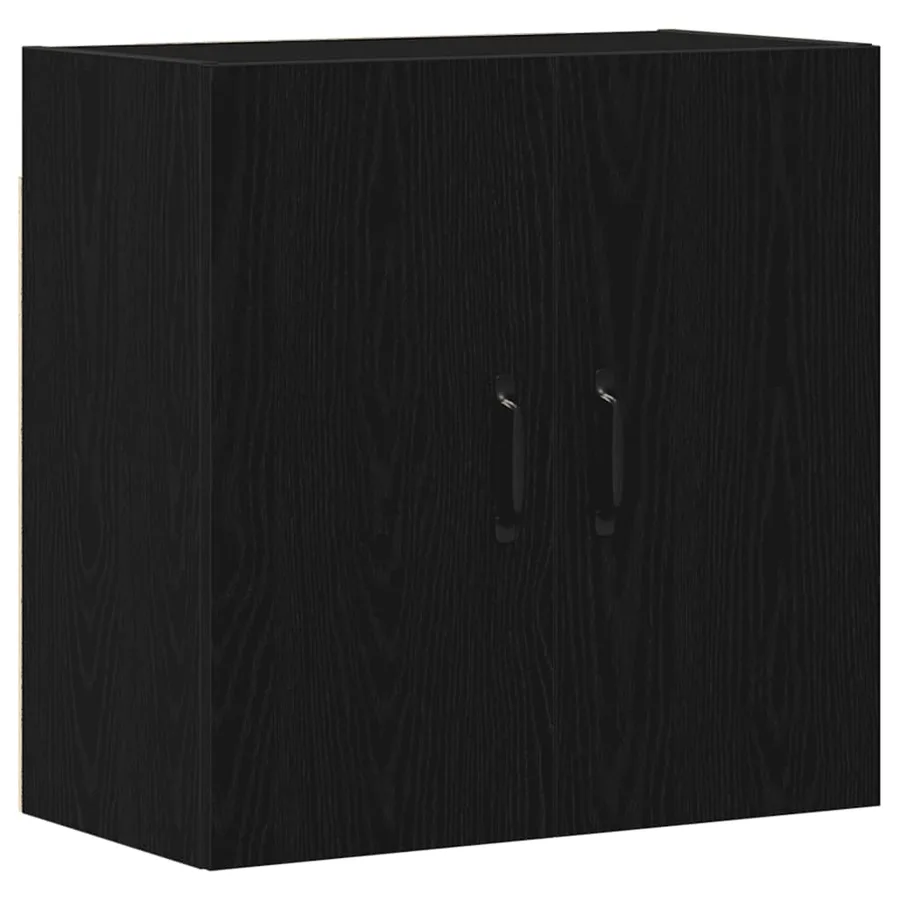 Armoire murale en chêne noir 60 x 31 x 60 cm Bois d'ingénierie - 2