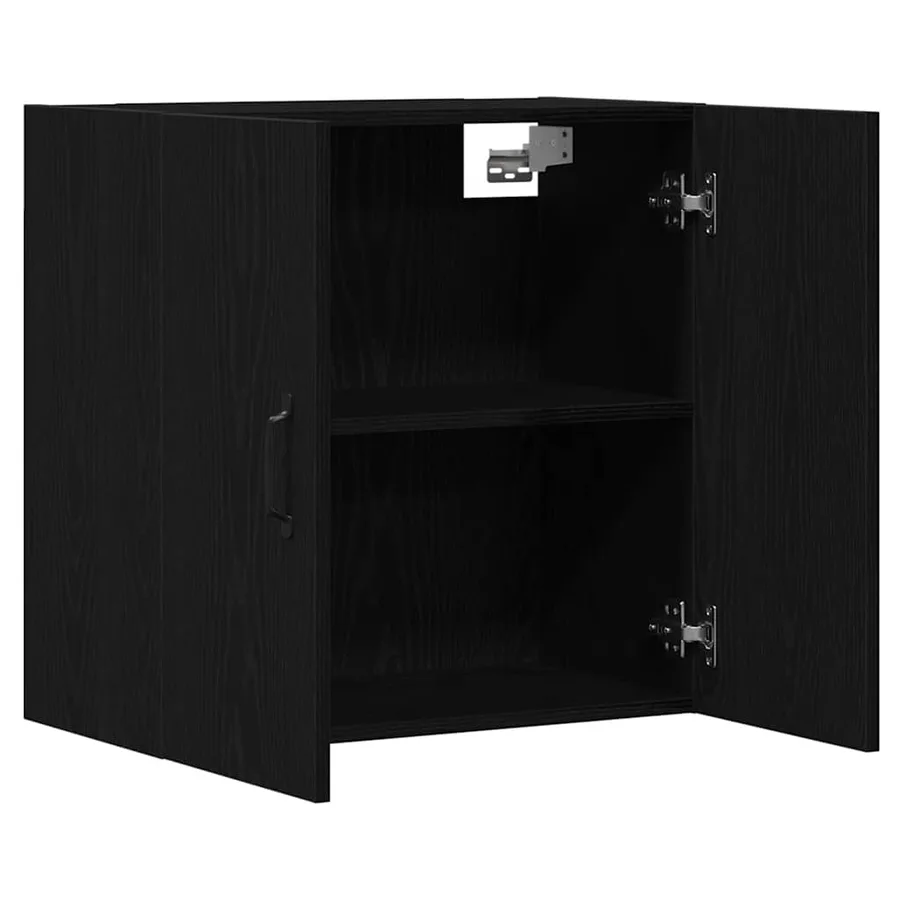 Armoire murale en chêne noir 60 x 31 x 60 cm Bois d'ingénierie - 5