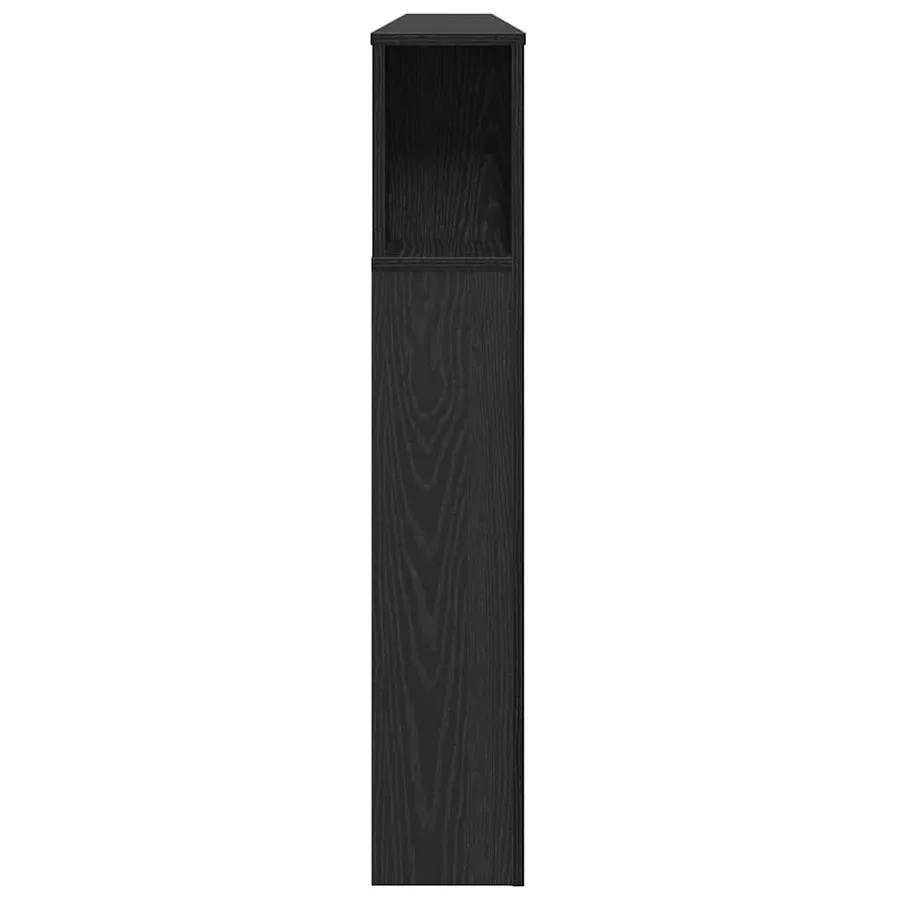 Cabinet de Tête de Lit Chêne noir 180 x 18,5 x 102,5 cm - 7