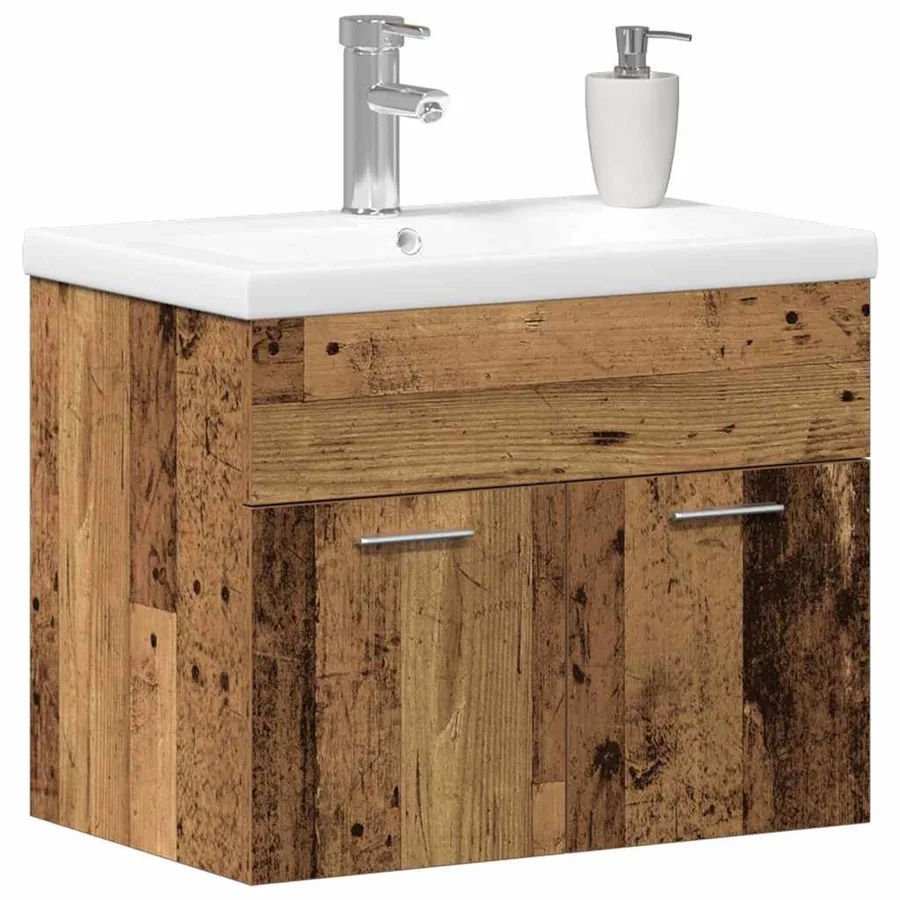 Armoire de salle de bain Bois ancien 60 x 38,5 x 46 cm - 3