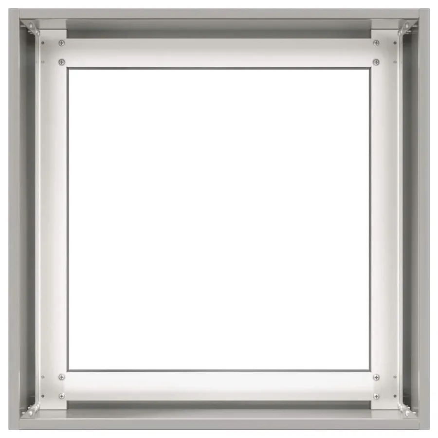 Jardinière 40x40x40 cm acier inoxydable - 5