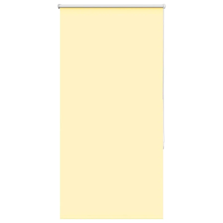 Store enrouleur occultant jaune largeur du tissu 60,7 cm