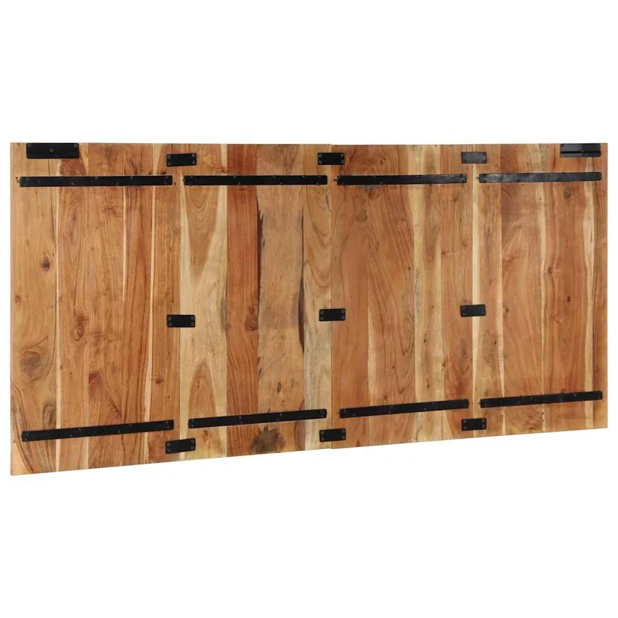 Tête de lit 180 cm bois massif d'acacia - 5