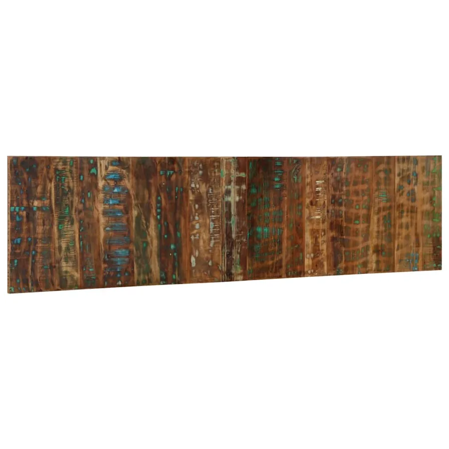 Tête de lit multicolore 200 cm bois massif récupération - 2