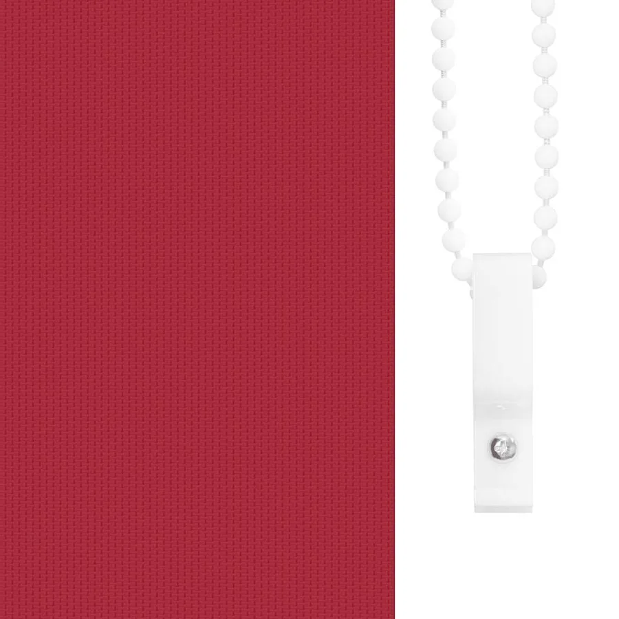 Store enrouleur occultant rouge largeur du tissu 75,7 cm - 10