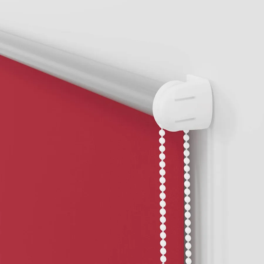 Store enrouleur occultant rouge largeur du tissu 75,7 cm - 11