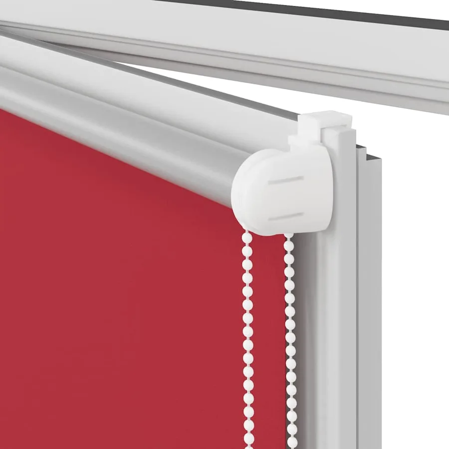Store enrouleur occultant rouge largeur du tissu 75,7 cm - 12