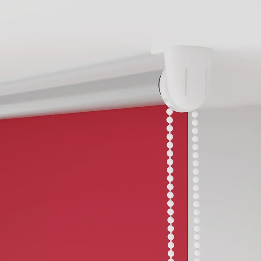 Store enrouleur occultant rouge largeur du tissu 75,7 cm - 13