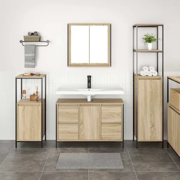 Ensemble de mobilier de salle de bain avec tiroir 3 pcs
