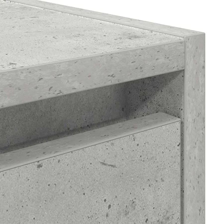 Tables de chevet murales 2 pcs gris béton 38x34x40 cm - 10