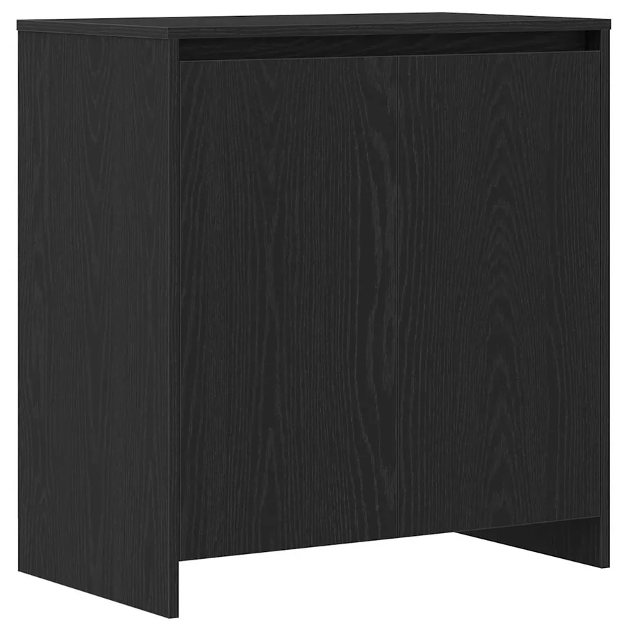 Buffet Chêne noir 70x41x75 cm Bois d'ingénierie - 2