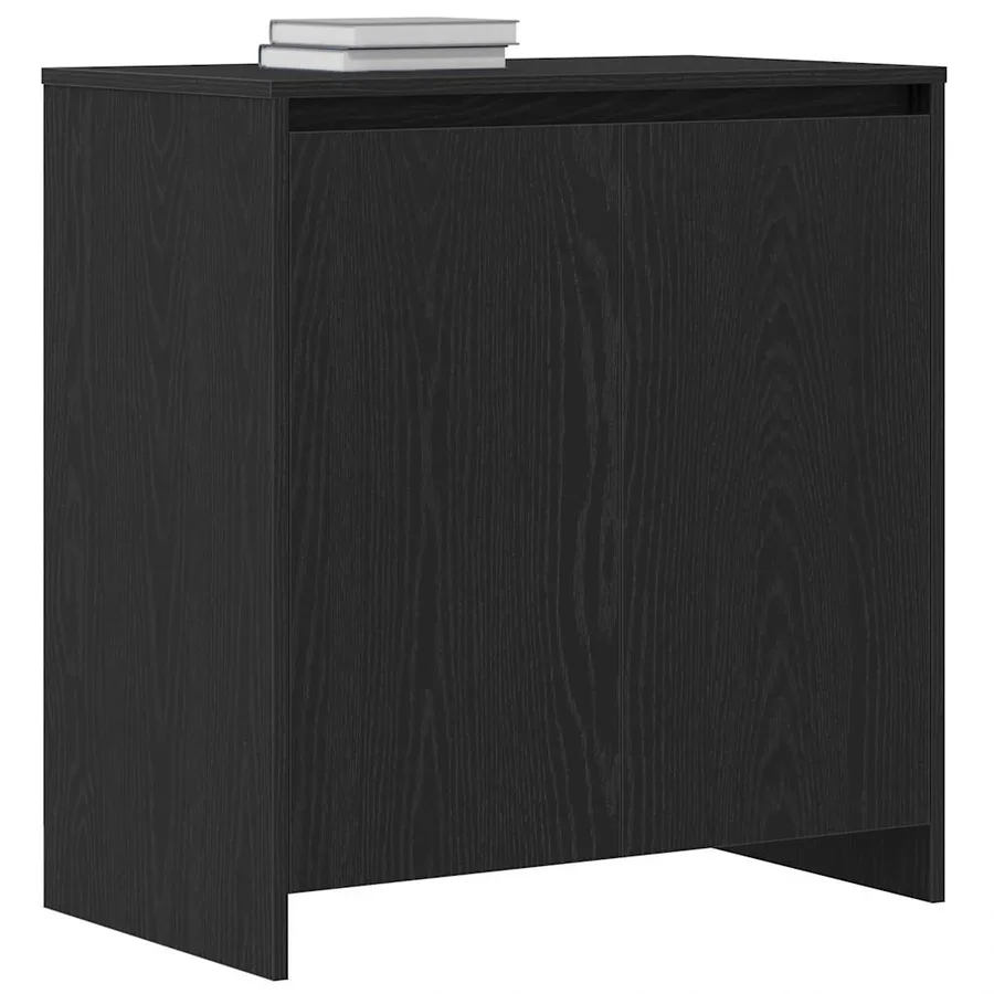 Buffet Chêne noir 70x41x75 cm Bois d'ingénierie - 4