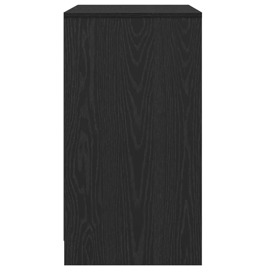 Buffet Chêne noir 70x41x75 cm Bois d'ingénierie - 7