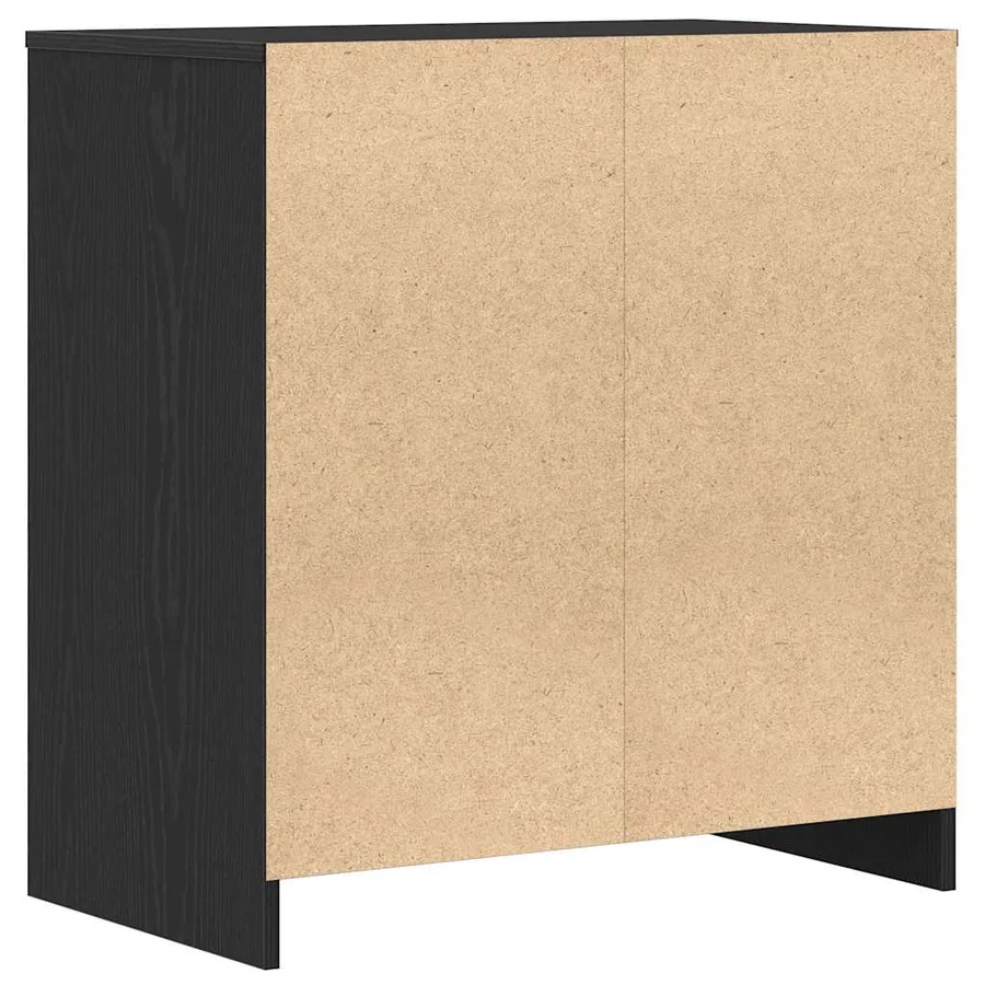 Buffet Chêne noir 70x41x75 cm Bois d'ingénierie - 8