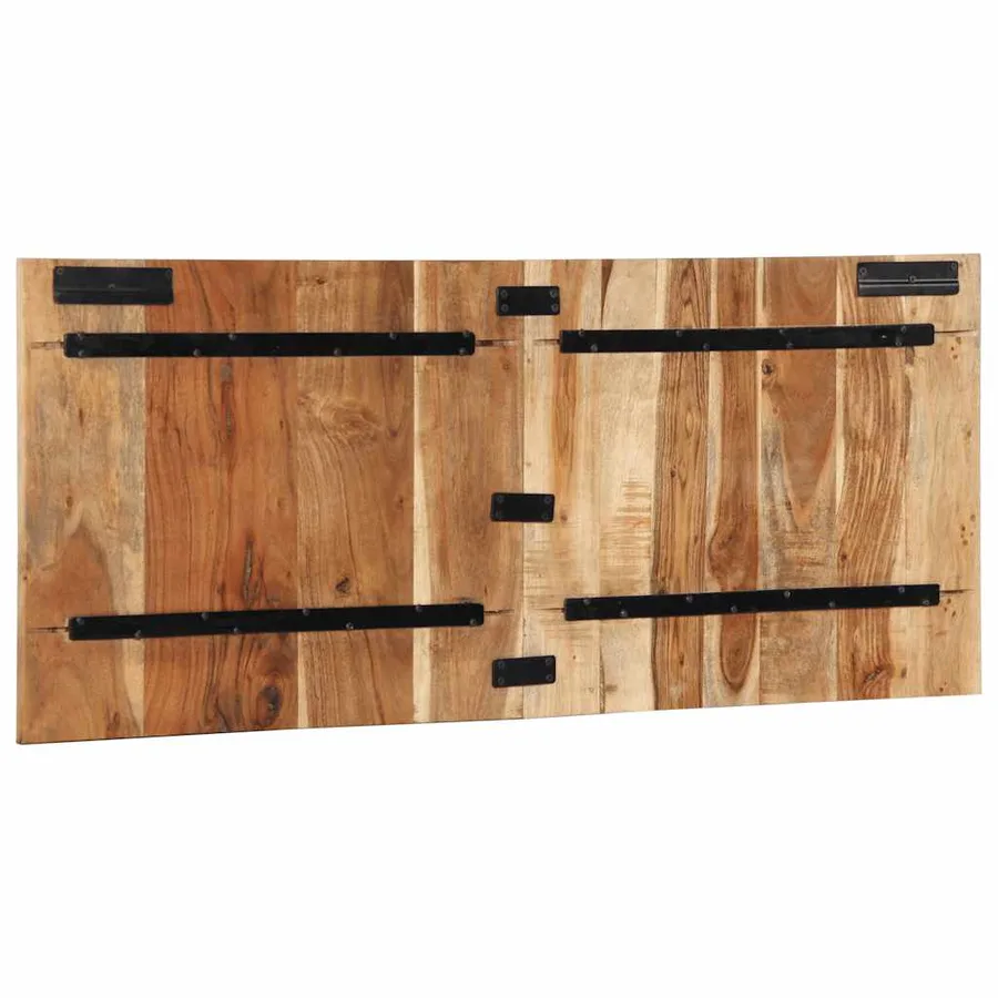 Tête de lit 120 cm bois d'acacia massif - 5